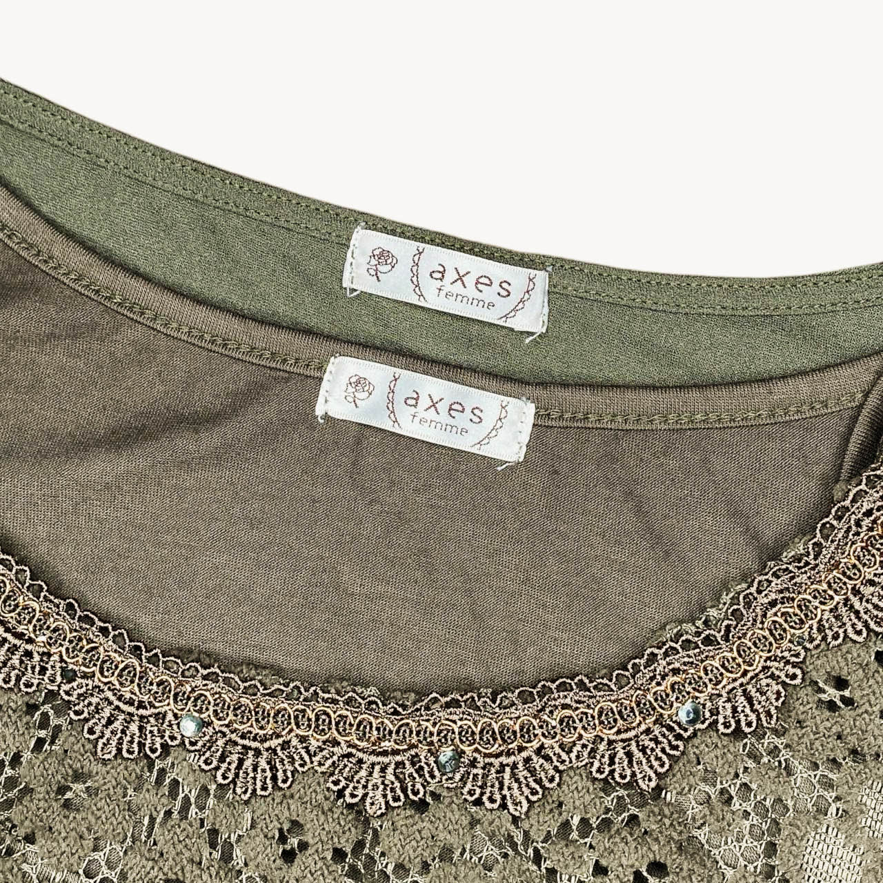 Axes Femme Mori Girl Layered Knit Fairy Top Sz M