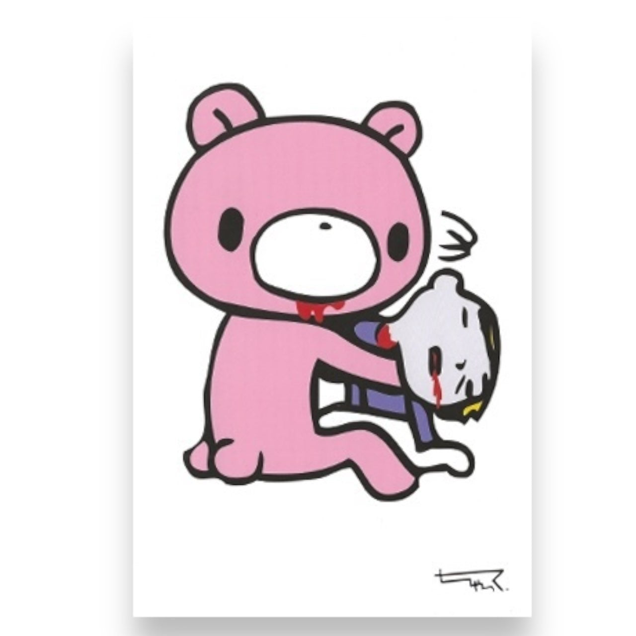 2005 Mori Chack Deadstock New Gloomy Bear Art Post Card