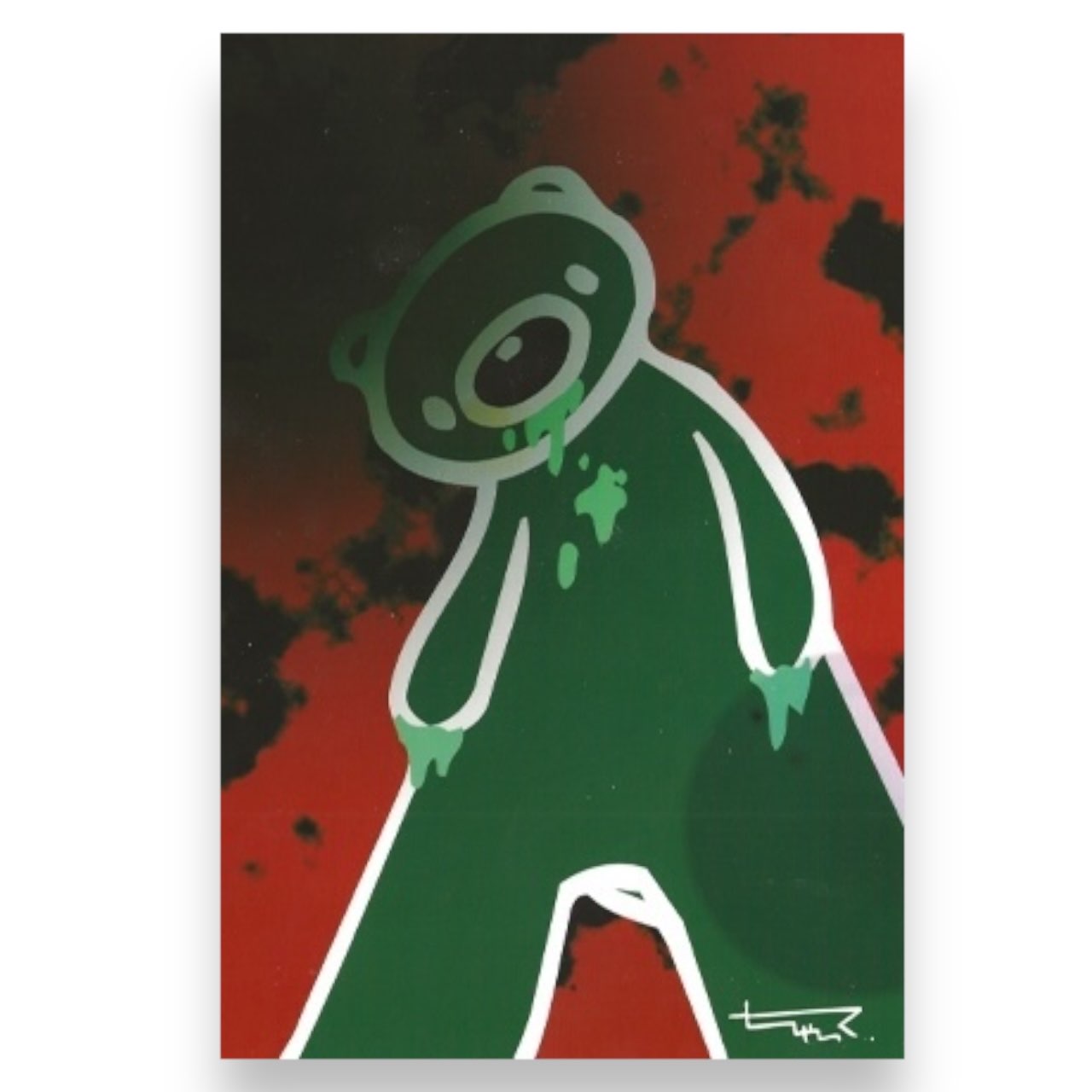 2005 Mori Chack Deadstock New Gloomy Bear Art Post Card