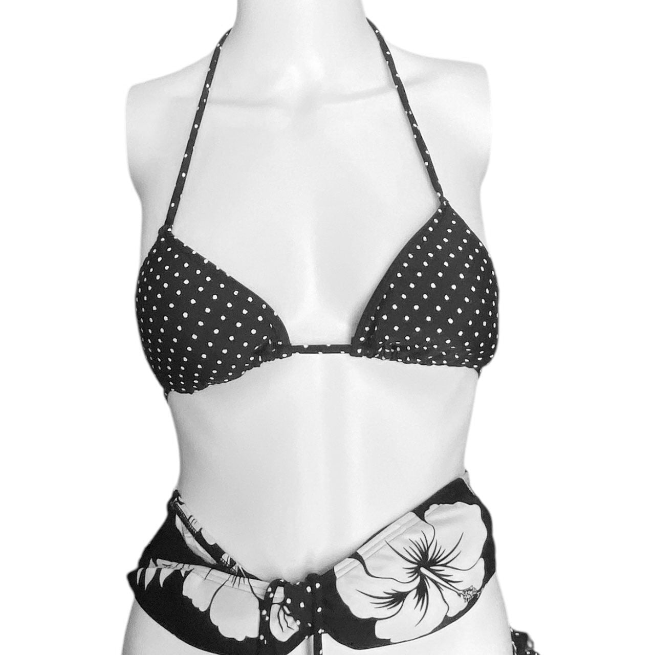 Gyaru Hibiscus 4-Piece Swimsuit Sz XS/S