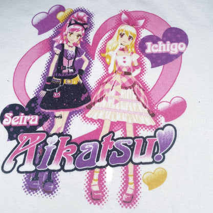 Y2K Aikatsu Anime Tee Sz XS/S