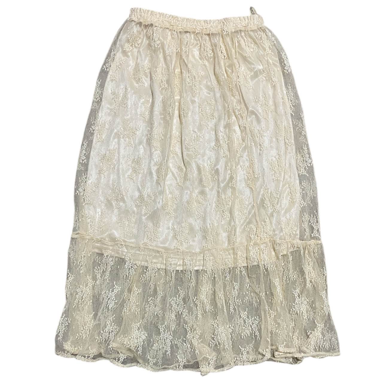 Earth, Music, And Ecology Lace Layering Skirt Sz S