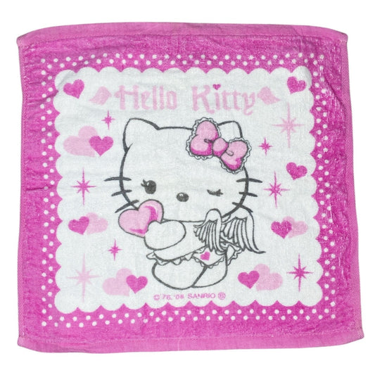 2008 Sanrio Hello Kitty Face Towel - Angel Kitty
