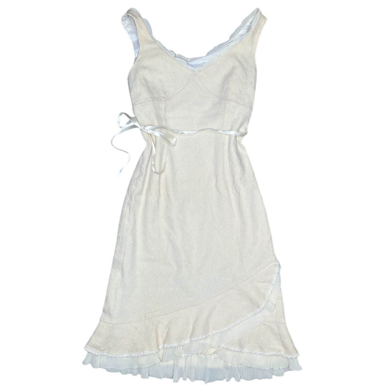 Cream Mori Girl Dress Sz XS