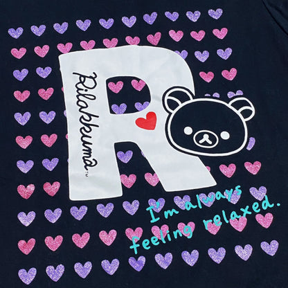 2010s Rilakkuma Hearts Tee Sz XS/S