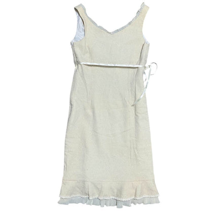 Cream Mori Girl Dress Sz XS