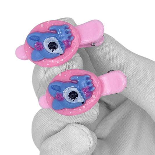 Y2K Kawaii Decora Deers Hair Clips Set