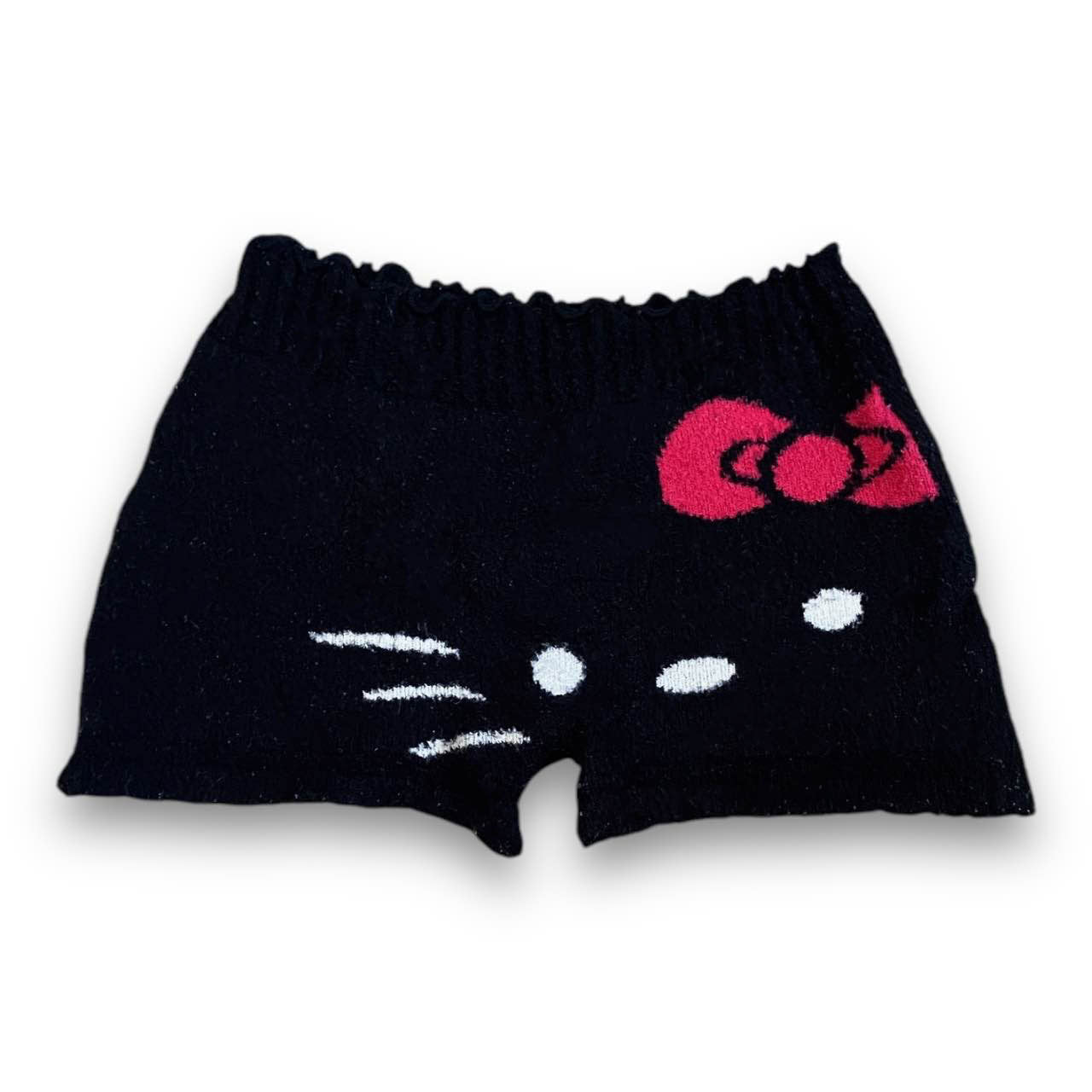 2009 Sanrio Hello Kitty Hearts Fluffy Pj Shorts Sz XS