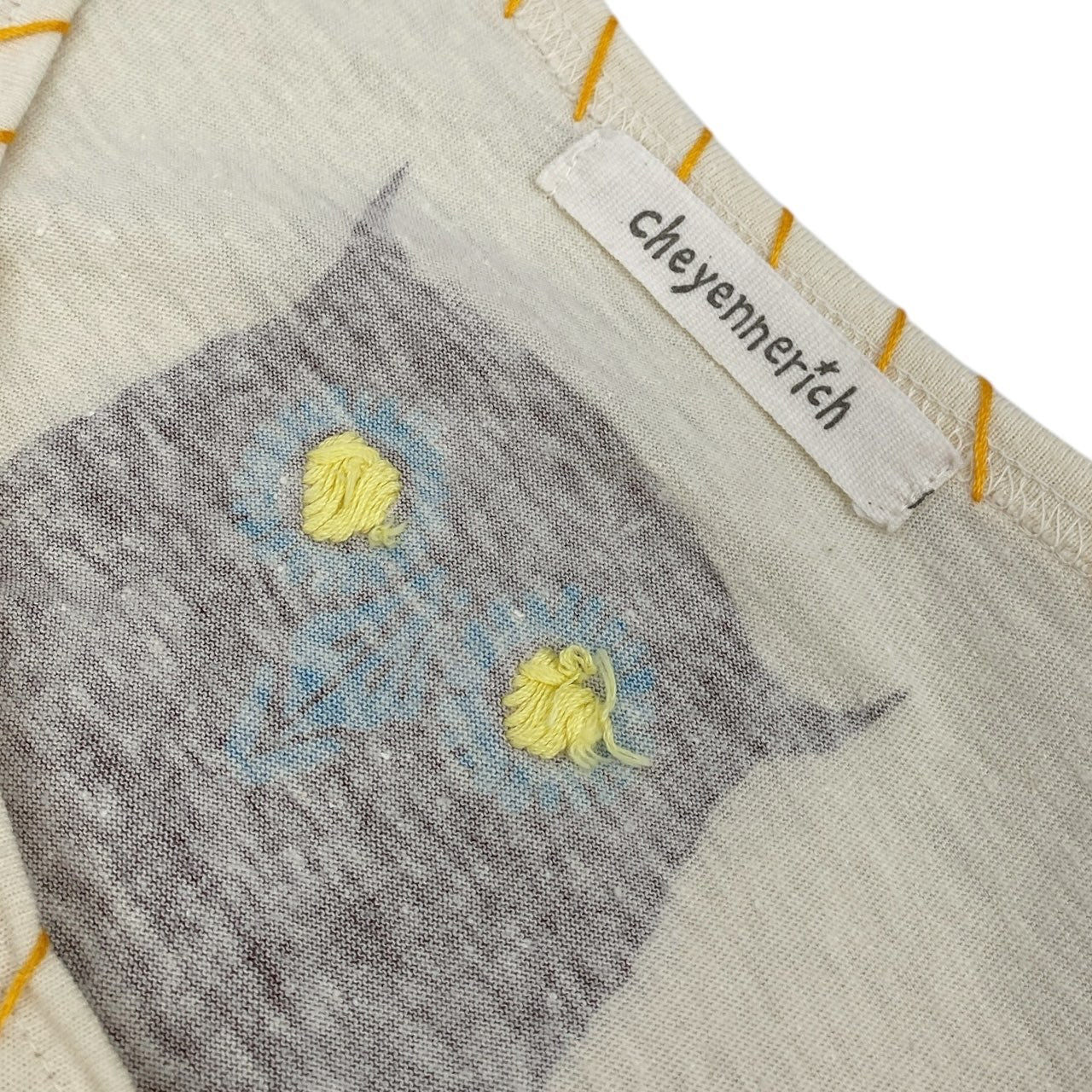 Japan Y2K Mushroom Emrboidery Grunge Top Sz S