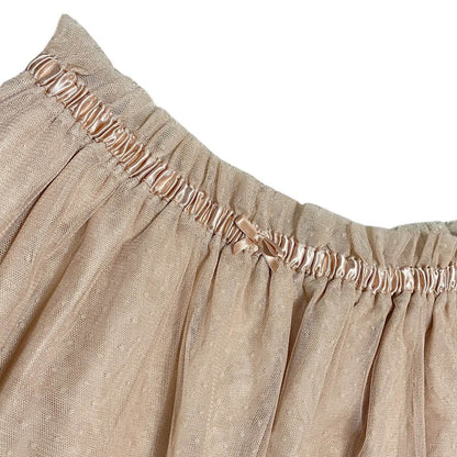 Earth, Music, And Ecology Flowy Feminine Peach Skirt Sz S/M