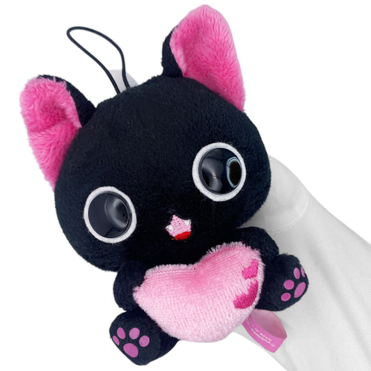Y2K Nyanpire Heart Plush Strap