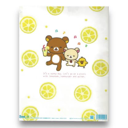 2010s San-X Rilakkuma Tabbed File Folder