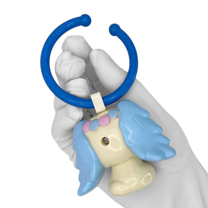 2010s Sanrio Jewelpet Character Keychain - Blue Dog