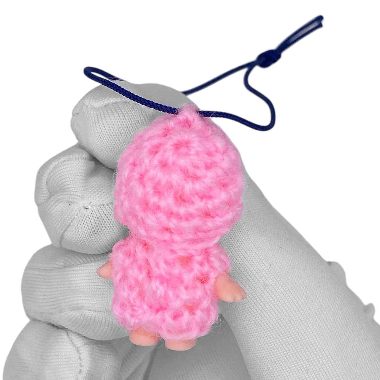 Vintage 90s Kewpie Crochet Outfit Strap - Barbie Pink