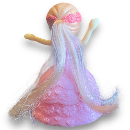 2010s Licca Doll Figure - Purple Ballgown With Hair