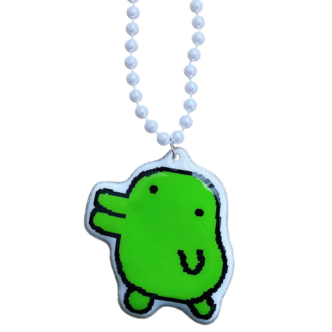 2000s Tamagotchi Character Pendant Necklace