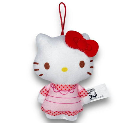 Sanrio Hello Kitty 50th Plush Strap - Pink Dress