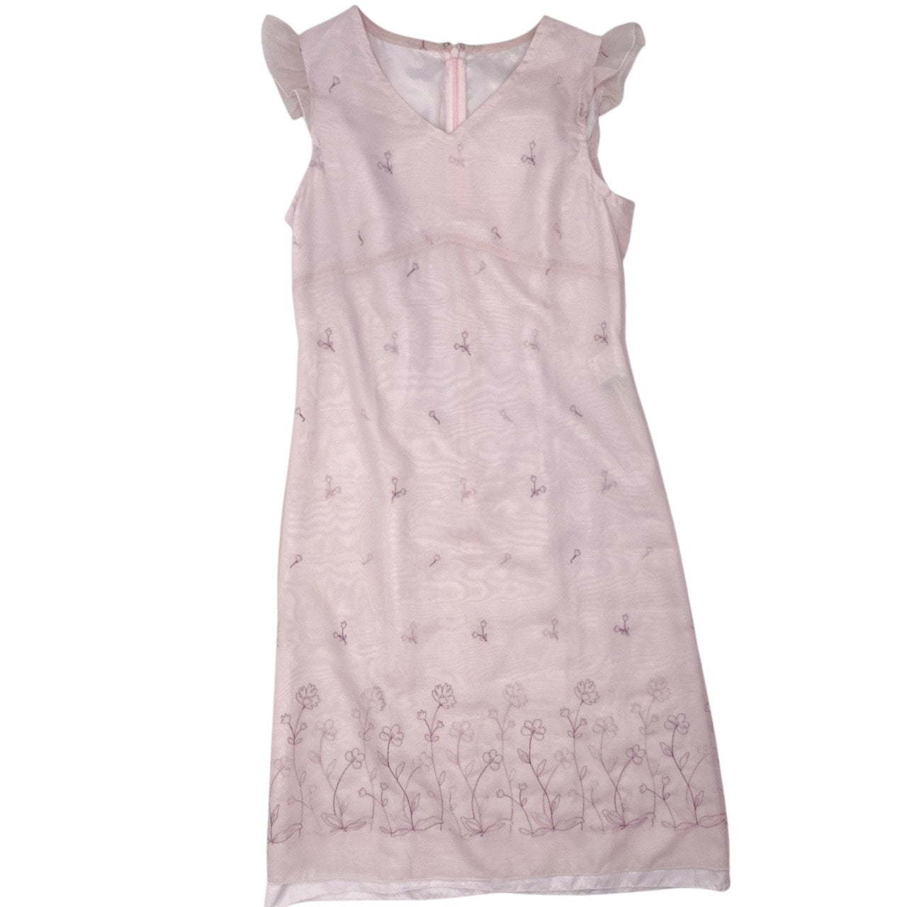 Y2K Floral Coquette Fairy Pink Dress Sz S