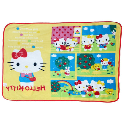 2007 Sanrio Hello Kitty Kidcore Kawaii Fleece Blanket Throw