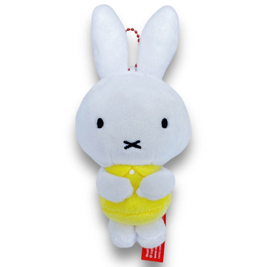 Miffy Bunny Plush Mascot Keychain - Yellow