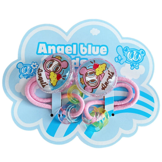 Y2K 2000s Deadstock Angel Blue Hair Bands Set