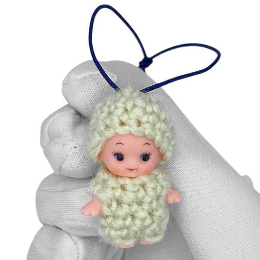 Vintage 90s Kewpie Crochet Outfit Strap - Pastel Green