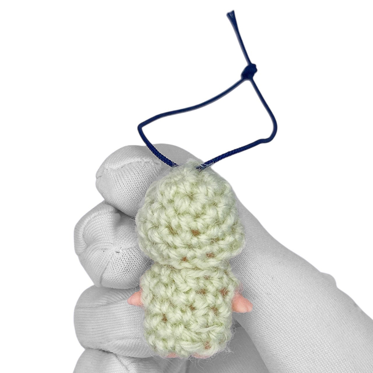 Vintage 90s Kewpie Crochet Outfit Strap - Pastel Green
