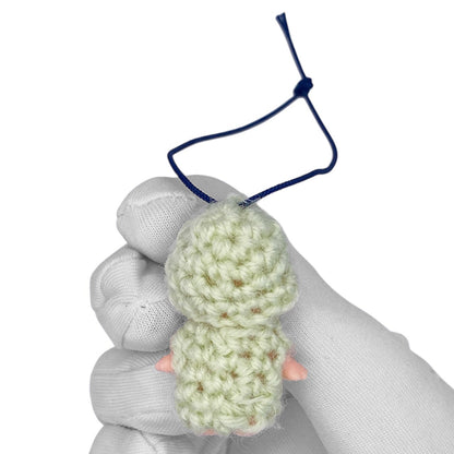 Vintage 90s Kewpie Crochet Outfit Strap - Pastel Green