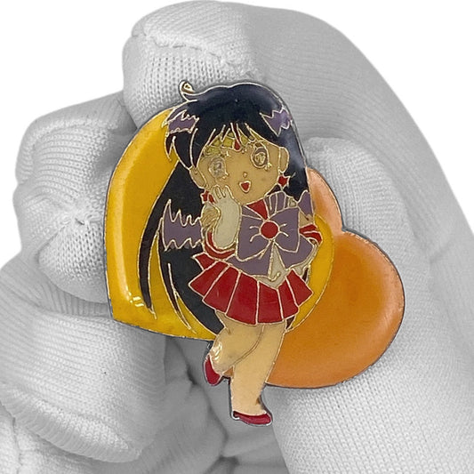 Vintage 90s Sailor Moon Enamel Pin - Sailor Mars