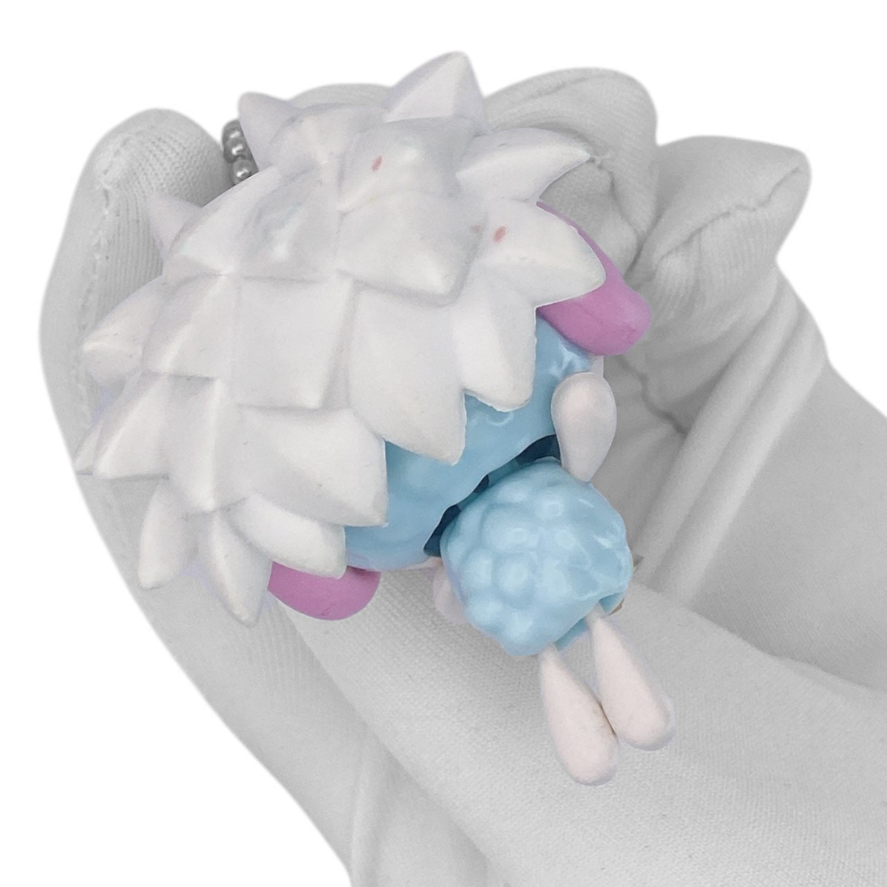Y2K Gloomy Bear Character Charm Keychain - White Wolf