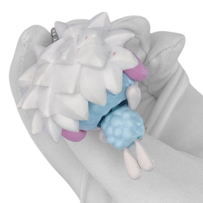 Y2K Gloomy Bear Character Charm Keychain - White Wolf