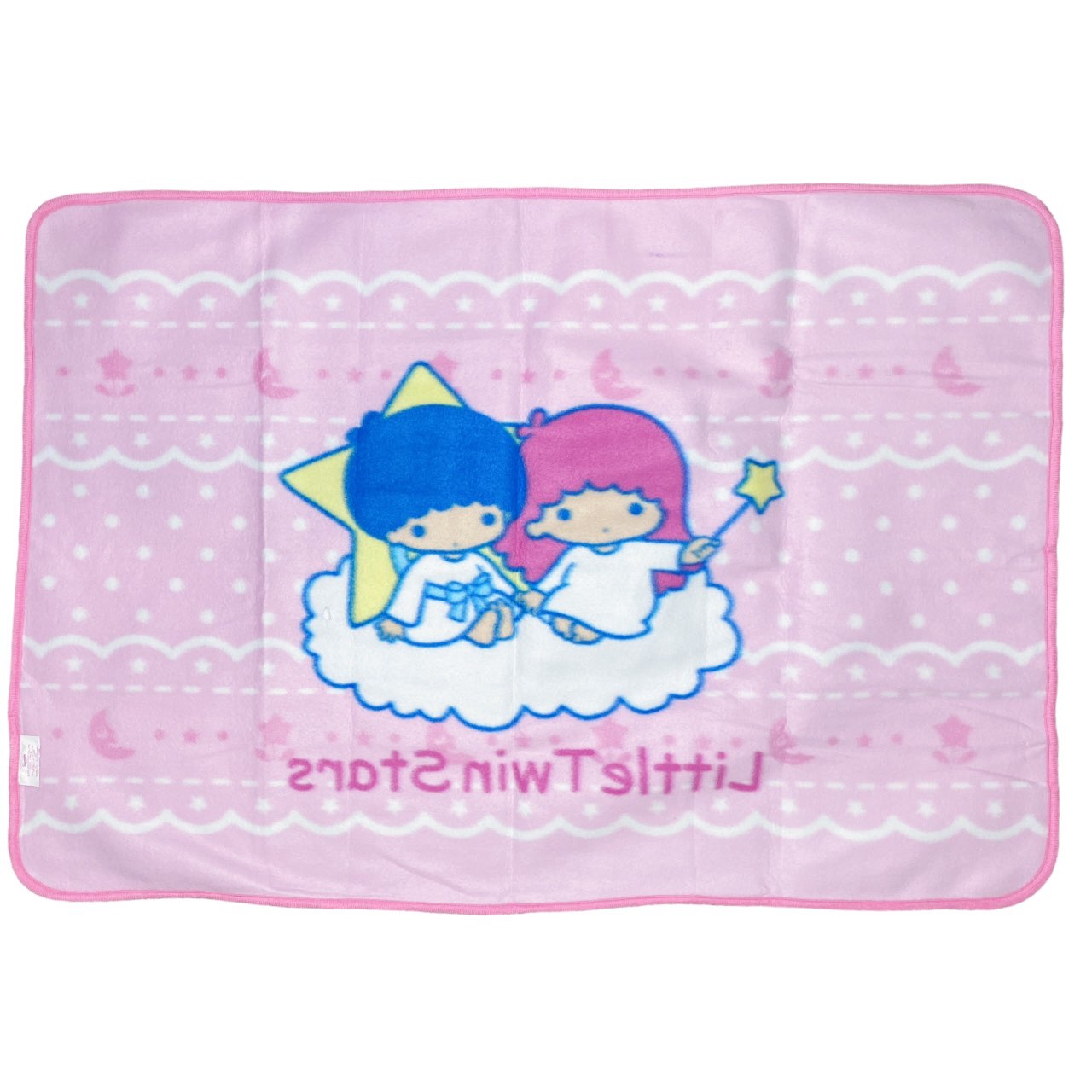 2004 Sanrio Little Twin Stars Kawaii Fleece Blanket Throw