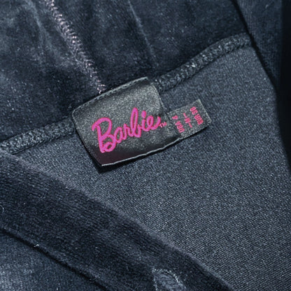 2010s Barbie Velour Logo Tracksuit Sz S