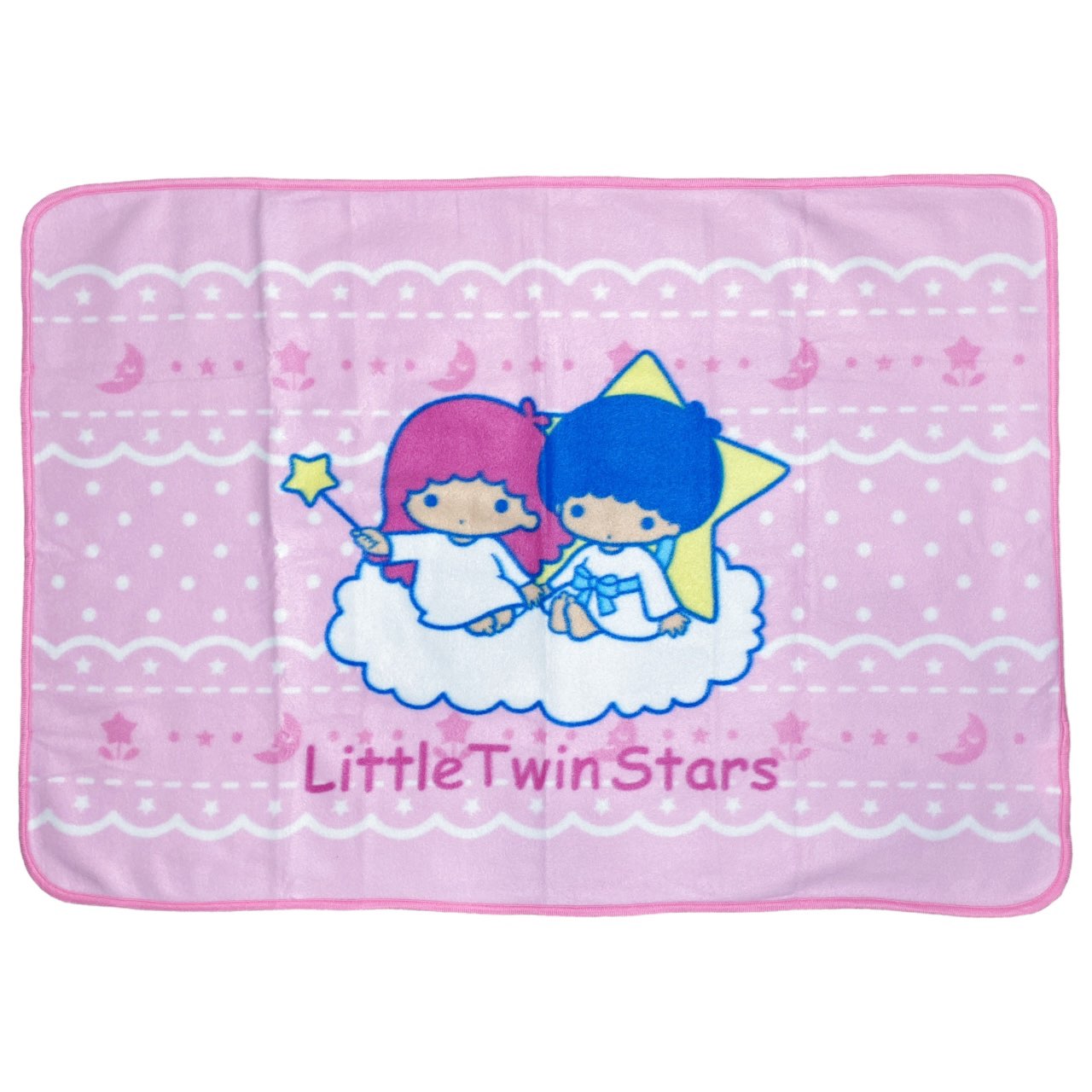 2004 Sanrio Little Twin Stars Kawaii Fleece Blanket Throw