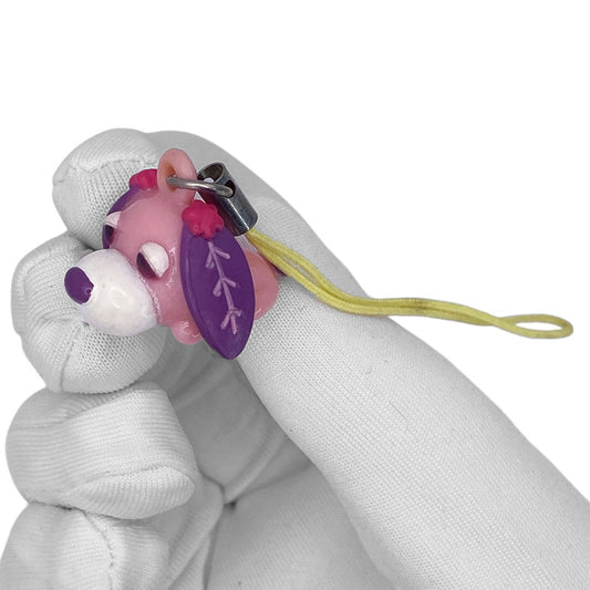 2000s Tea Dog Mascot Strap - Pink