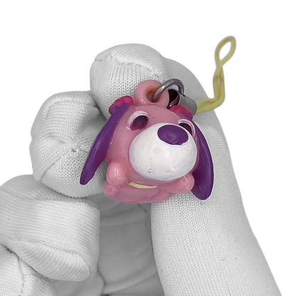 2000s Tea Dog Mascot Strap - Pink