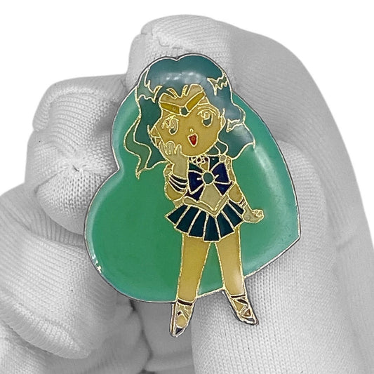 Vintage 90s Sailor Moon Enamel Pin - Sailor Mercury