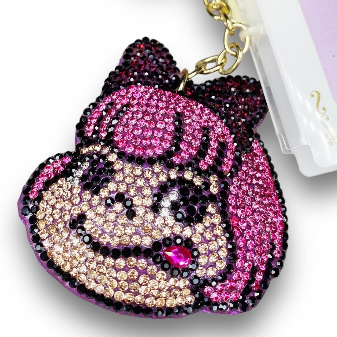 New Rare Bling Sanrio x Peko Collab Keychain