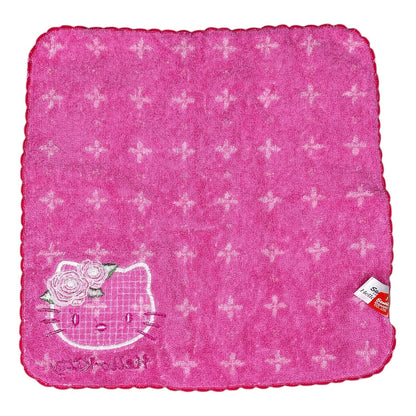 2010 Sanrio Hello Kitty Coquette Rose Face Towel