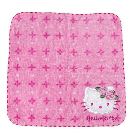2010 Sanrio Hello Kitty Coquette Rose Face Towel