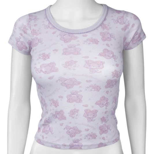 Sanrio Mewkledreamy Purple Tee Sz XS/S