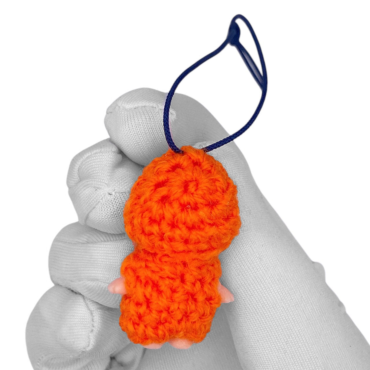 Vintage 90s Kewpie Crochet Outfit Strap - Orange