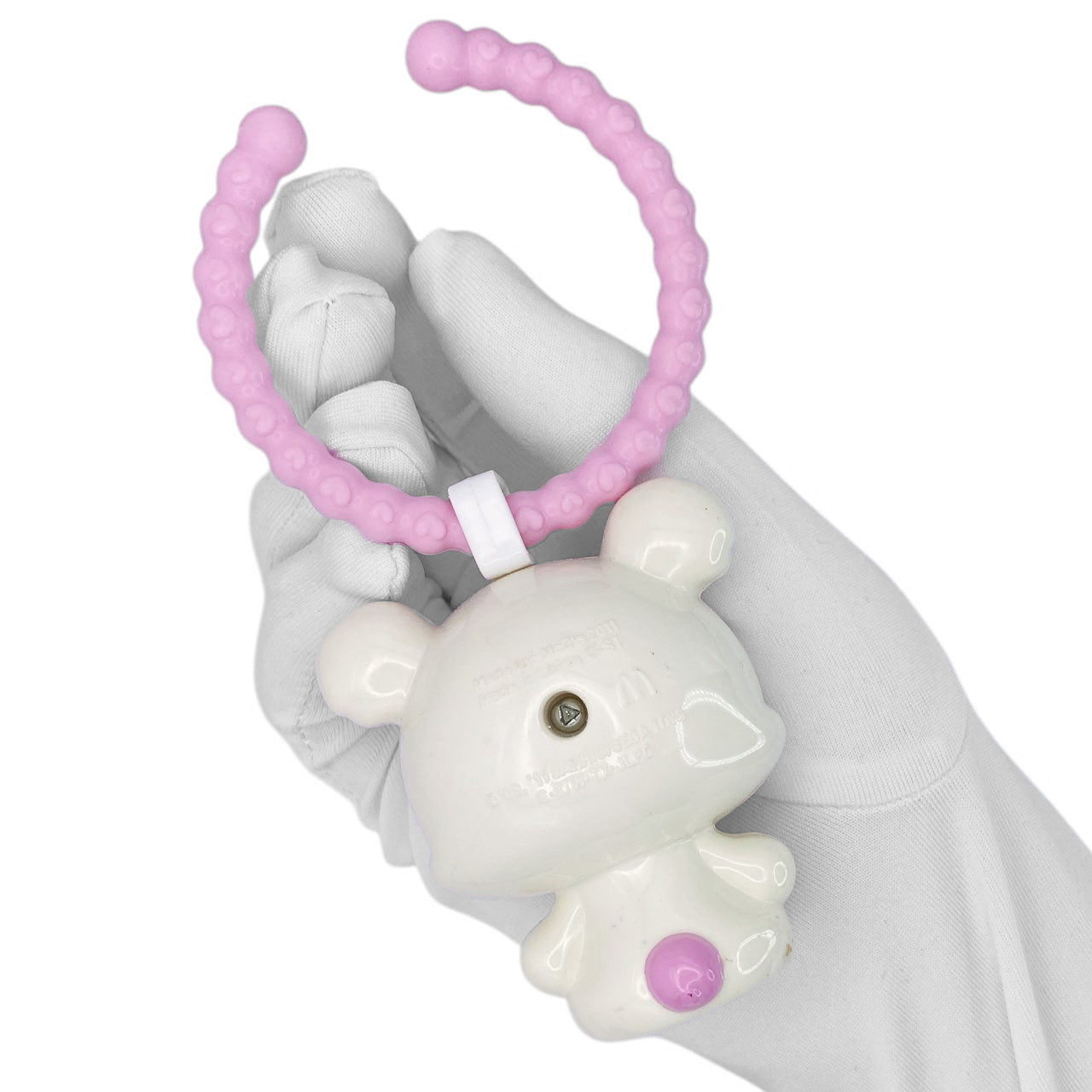 2010s Sanrio Jewelpet Character Keychain - White Bear