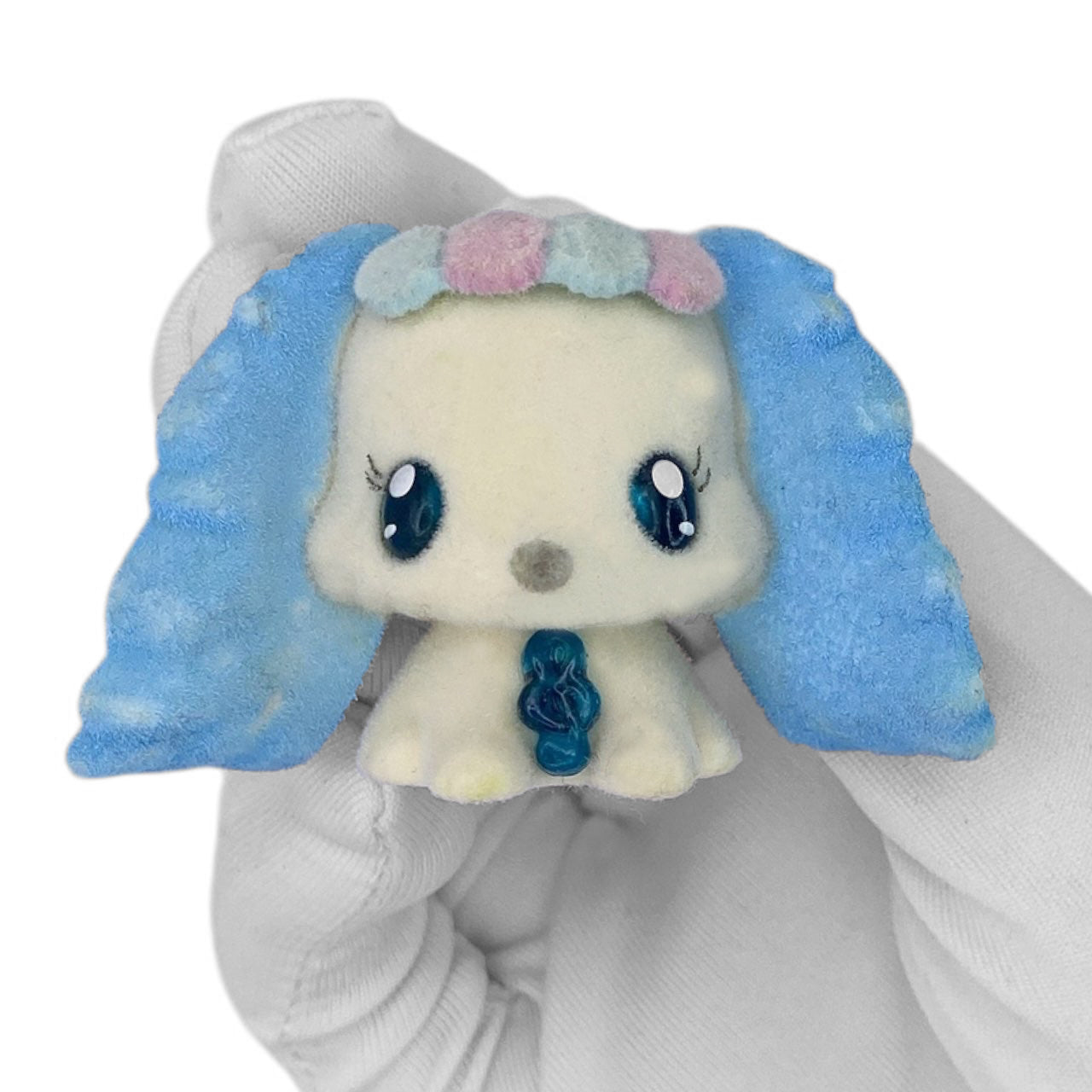 2010s Sanrio Jewelpet Character Figure - Blue Dog