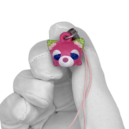 2000s Tea Cat Mascot Strap - Pink