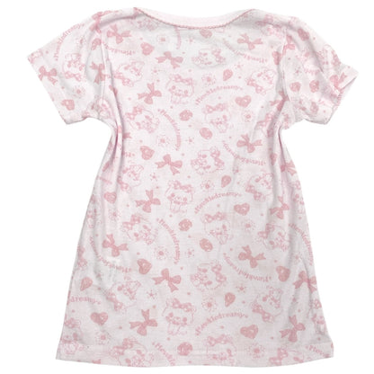 Sanrio Mewkledreamy Pink Tee Sz XS/S