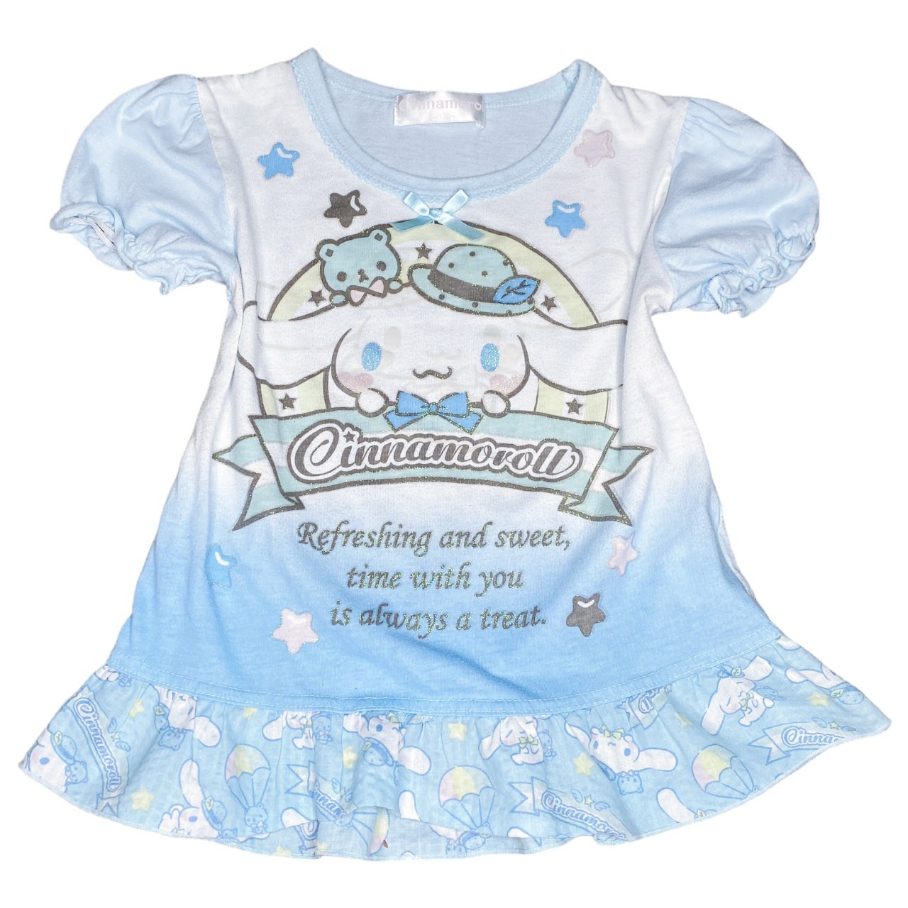 Cinnamoroll Sanrio Kawaii Pj Top Sz XXS/XS