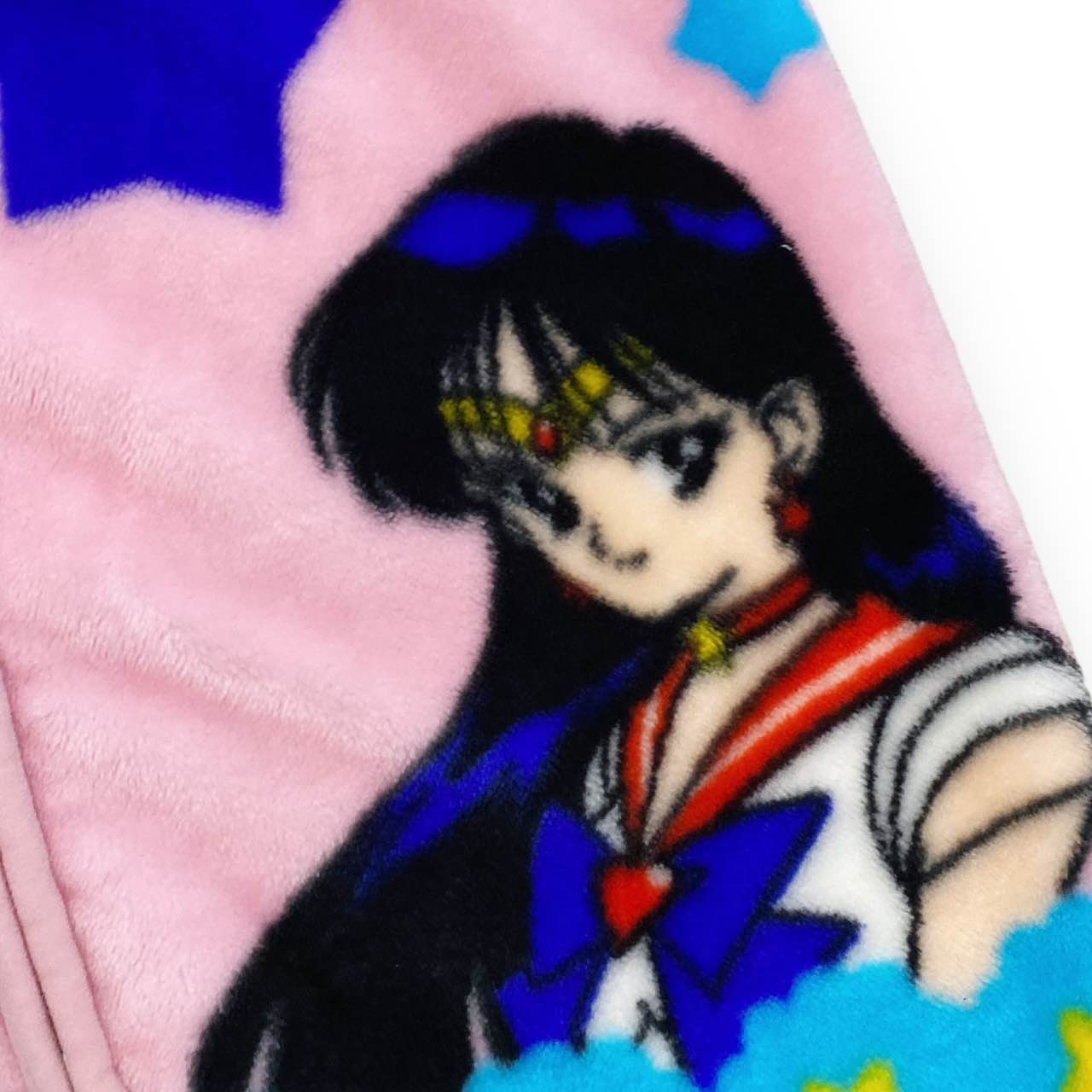 90s/Y2K Bandai Sailor Moon Long Fluffy Vest One Size Fits Most Adults