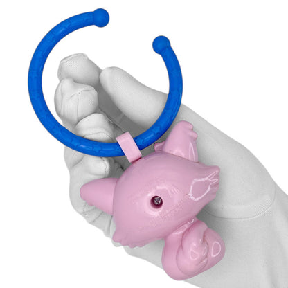 2010s Sanrio Jewelpet Character Keychain - Pink Cat