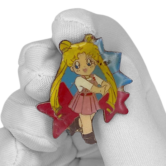 Vintage 90s Sailor Moon Enamel Pin - Usagi Tsukino